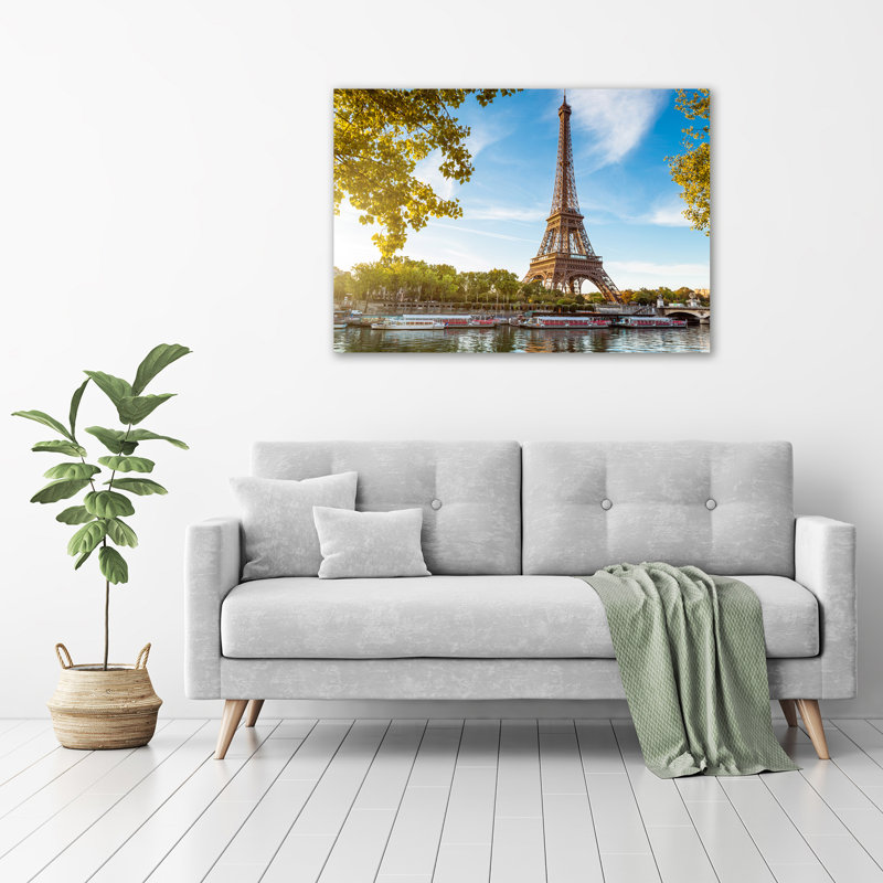 Eiffel Tower Paris - Wrapped Canvas Print