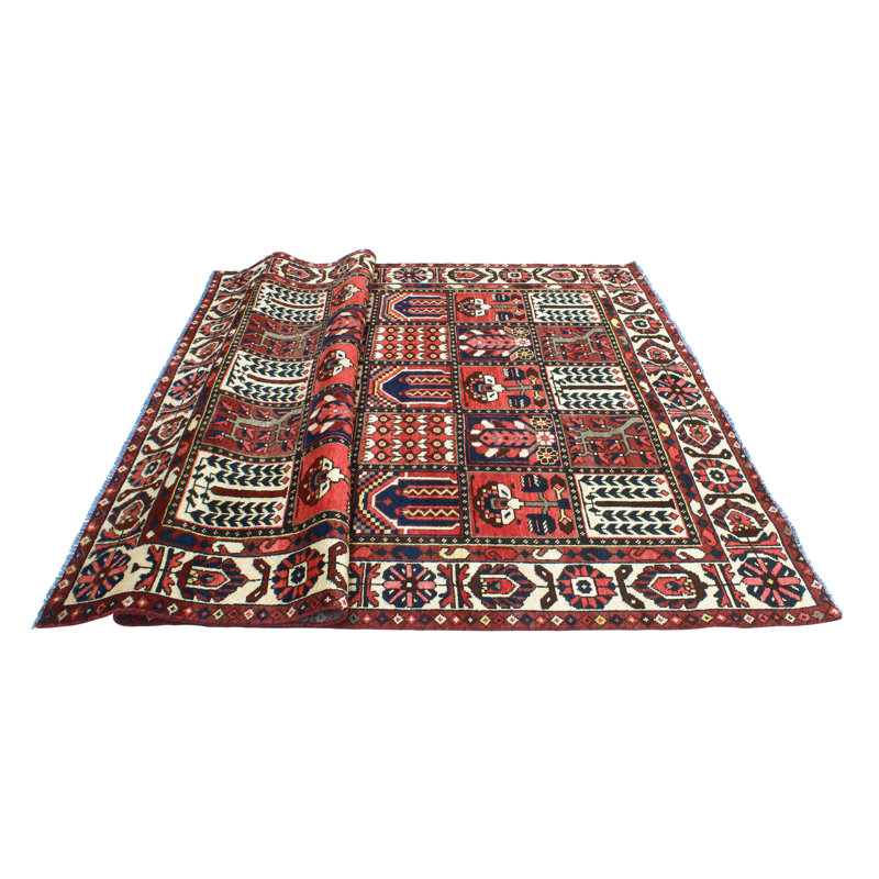 Khrystopher Bakhtiari Riley Red Rug