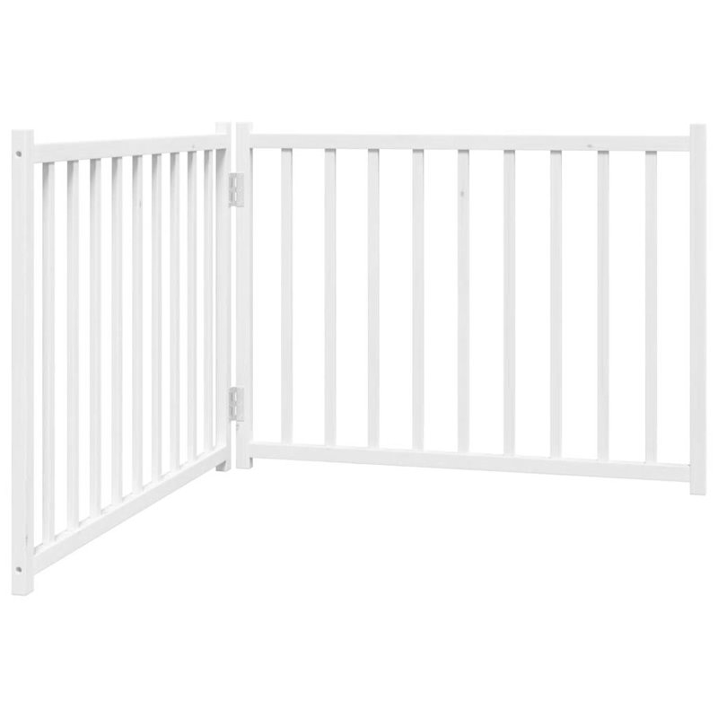 Soma Solid Wood Dog House Door, 60cm H x 160cm W x 2cm D, White