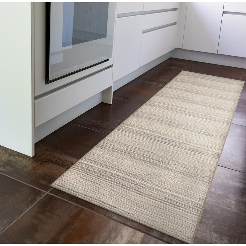 Markeith Striped Indoor / Outdoor Rug, Runner 1'11" x 7'6"