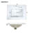 24-Inch Bathroom Vanity with Ceramic Sink, 1 Soft Close Door, 2 Soft Close Drawers, and Double Storage Racks on the Door-108804181