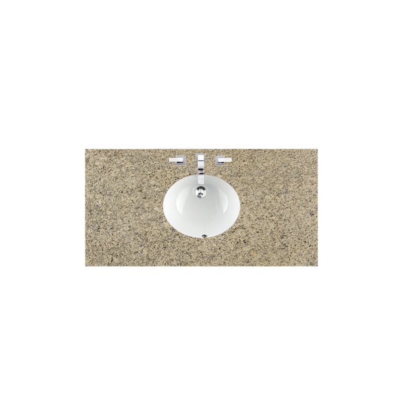 Portland 48'' W Single Vanity, Eternal Jasmine Pearl, Whitewashed Walnut, 8" Widespread