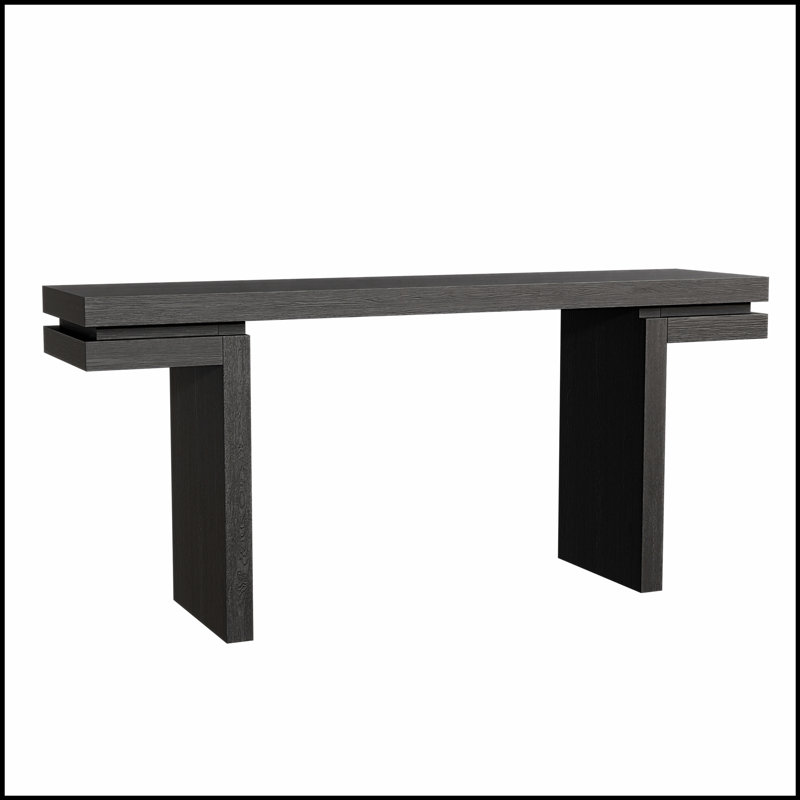 Élégante console minimaliste avec surface spacieuse et rangement intelligent, parfaite pour les intérieurs modernes et traditionnels.