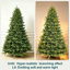 Arbre de Noël artificiel vert pré-éclairé-1648497463
