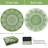 Round Outdoor Patio Rugs 6Ft Reversible Plastic Straw Rug with Carry Bag Lightweight Waterproof Camping Mat for Outdoor Porch Deck Backyard Grass Green-820894649-820894652