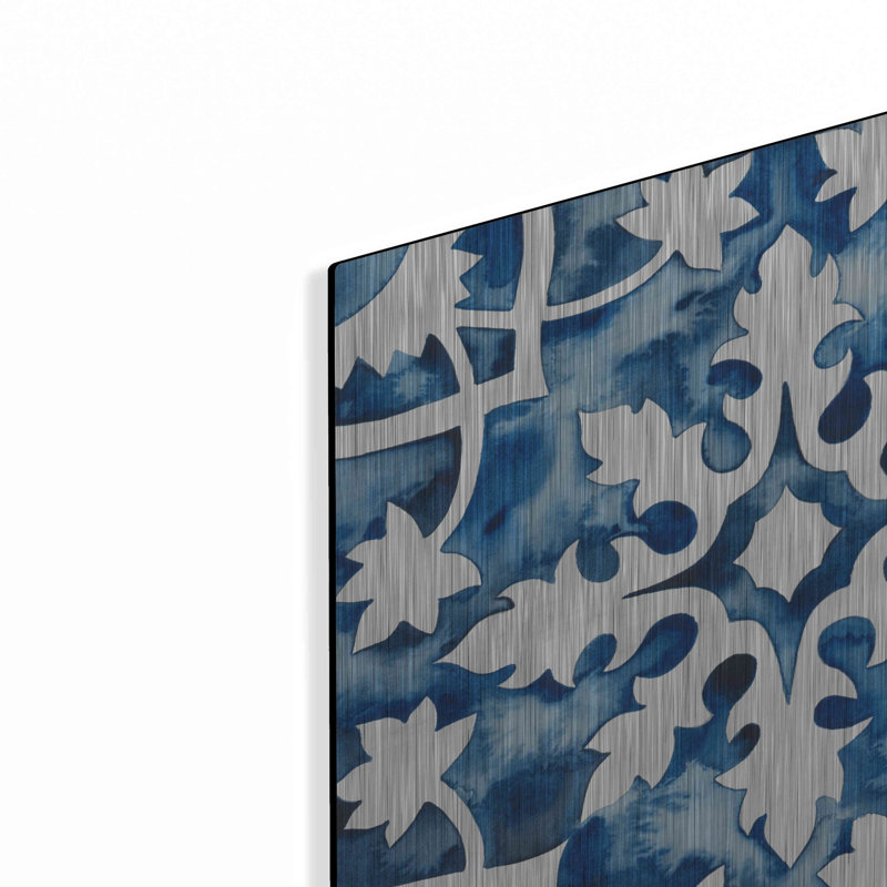 «Cobalt Tile V» par Grace Popp, H 12 po x l 12 po