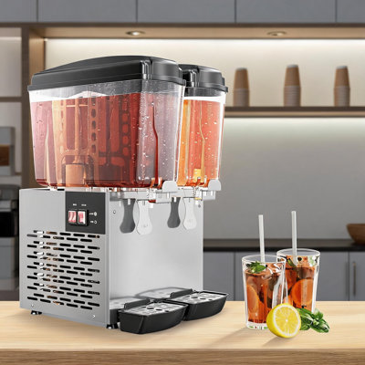 Distributeur de boissons commerciales 19 pintes, 2 réservoirs