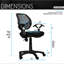 Chaise de bureau en filet Midback