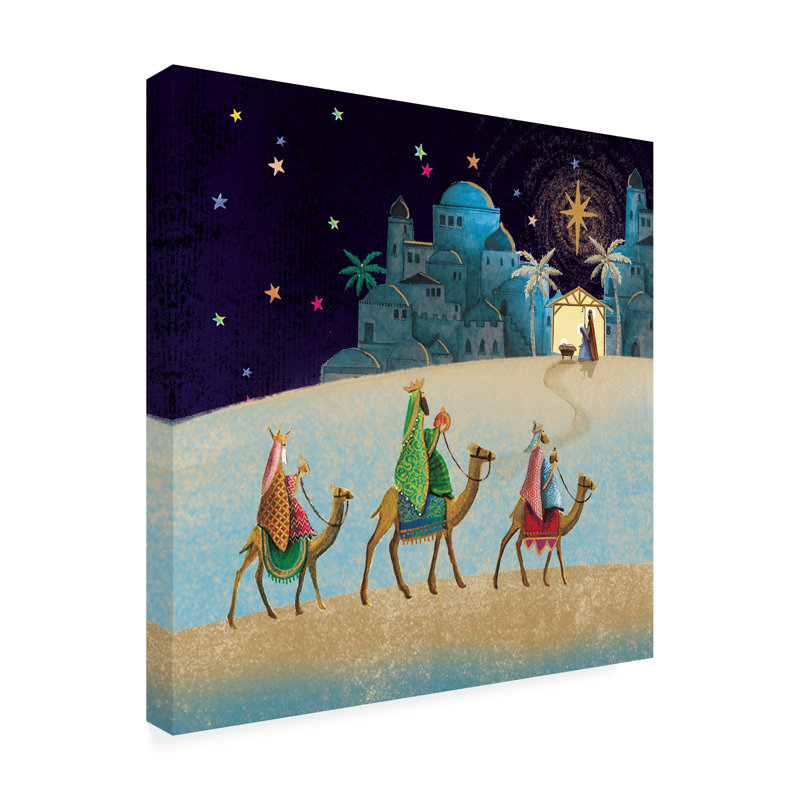 «Paper Dove Co SA Three Kings», reproduction sur toile, H 18 po x l 18 po x P 2 po