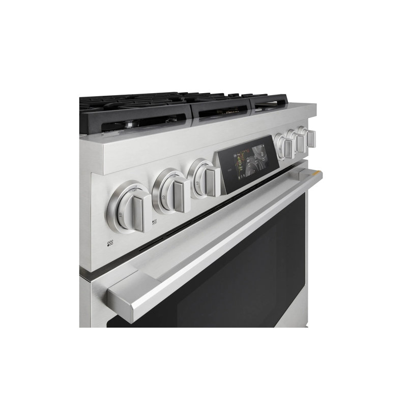 LG SIGNATURE 6.3 cu. ft. Smart Gas Slide-In Pro Range with Dynamic ProBake Convection®, Air Fry, Air Sous Vide and Roast Mode