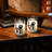 Battery Operated LED Glass Candles with 3D Wick Flame, Love Paw - 2 Piece