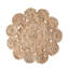 Patrice Handmade Jute Geometric Round 15" Placemat