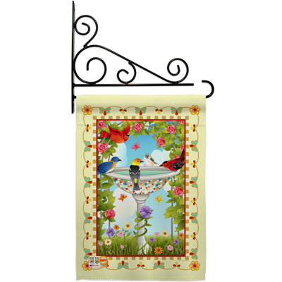 Double Sided 18.5'' H x 13'' W Polyester Animal Flag Set