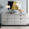 Commode double 6 tiroirs l 66 po Mcguigan