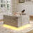Farmhouse Lift Top LED Coffee Table With Storage-464484020