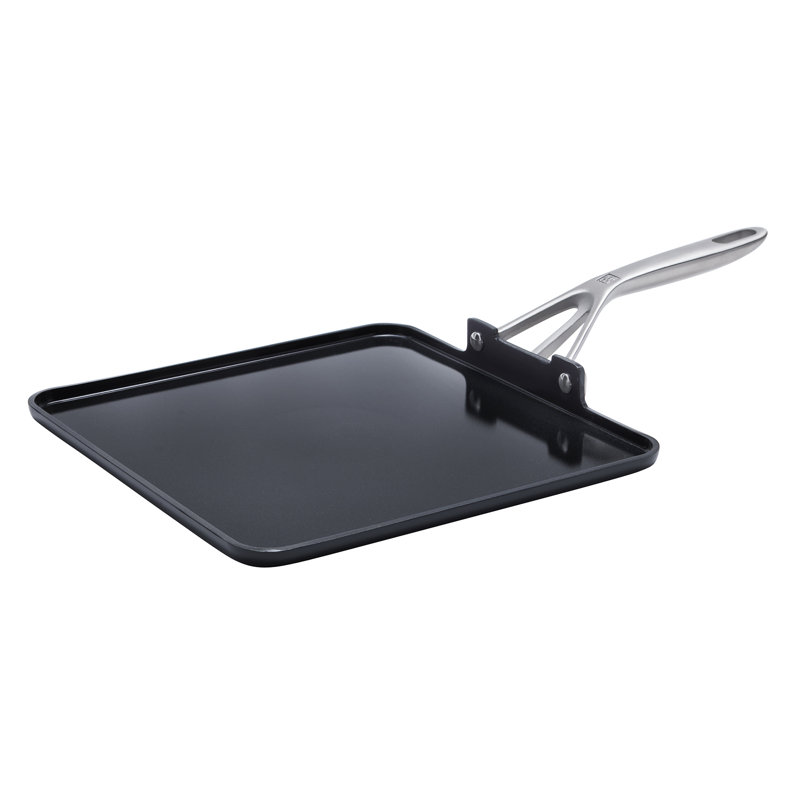 ZWILLING Motion Ceramic 11-Inch Aluminum Hard Anodized Square Griddle Nonstick