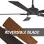 Ventilateur de plafond intelligent Apex avec télécommande, ensemble d'éclairage inclus, fonctionne avec l'assistant Google et Amazon Alexa, raccourci Siri.-2121194883-2110854772