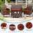 3-Piece Outdoor  Cushion  Covers Set(1 Big Cover+2 Small Covers), Covers Only-112894480