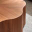 Table basse ronde en forme de pétale 35,43 pouces