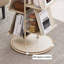 Bibliothèque rotative moderne crème en fer blanc-250930931
