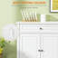 Buffet avec tiroirs et tablettes, blanc