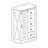 Versatile Farmhouse Dresser With Sliding Door And Ample Storage Capacity-1589493436