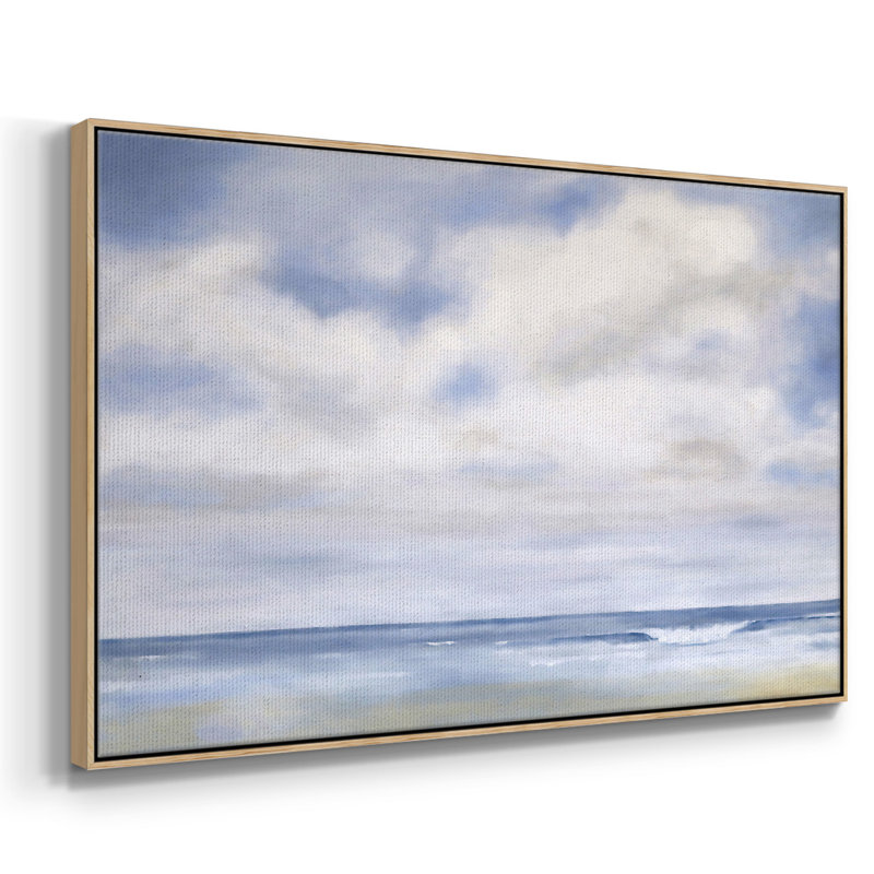 The Wave, reproduction d'art sur toile encadrée, Naturel, H 27 po x l 41 po x P 2 po