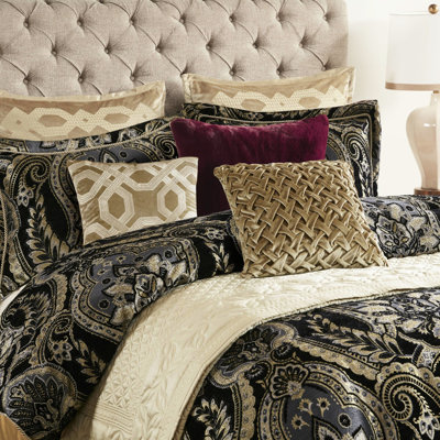 Édredon pour très grand lit 4 pièces 2022 avec - certification, design, chenille sur le dessus, revers uni, taies décoratives à fermeture à glissière, aspect satin antique, 1 édredon, 2, amélioré, style, l 110 po