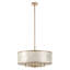 Lustre cylindrique 24 lumières 6 pouces Capiz-382826765