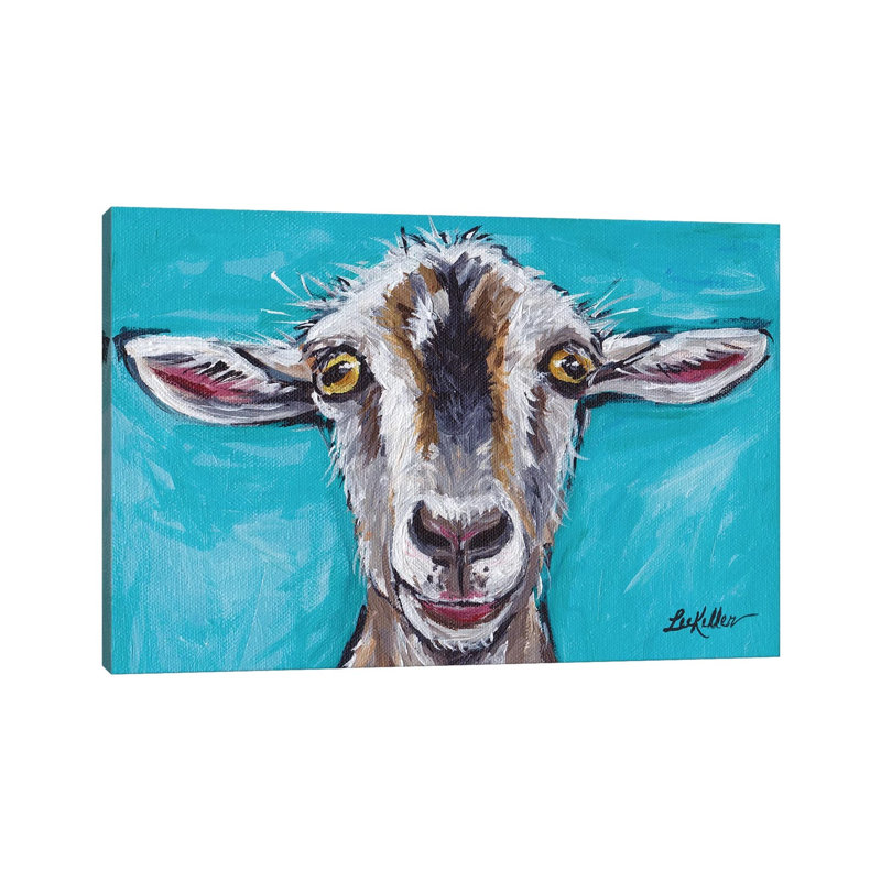 Gizmo The Goat - Wrapped Canvas Painting, 101.6 cm H x 66.04 cm W x 3.175 cm D