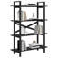 100 cm W Steel Etagere Bookcase-530705008-530705009