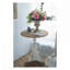 Table d'appoint ronde antique blanche