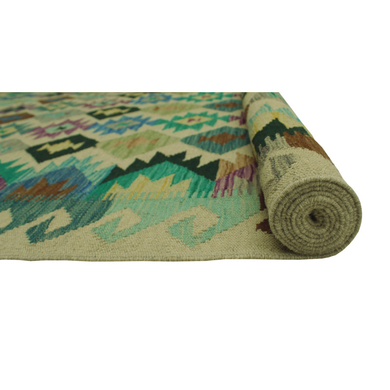 Benge Wool Geometric Indoor Rug