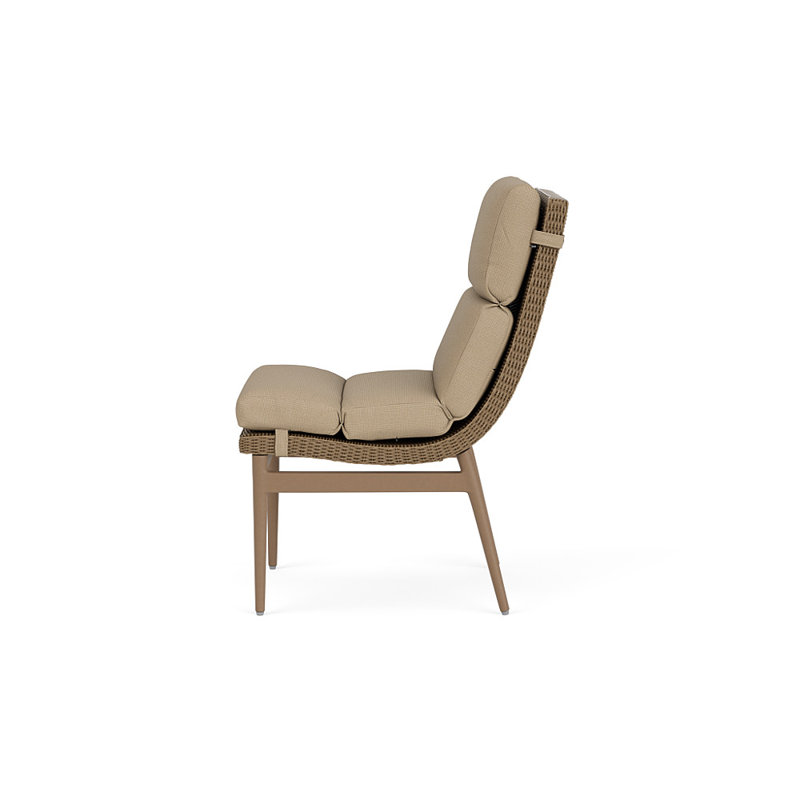 Cascade Outdoor Dining Side Chair, Fife Sahara, Fawn