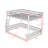 Bunk Bed Frame With Ladder And Guardrails-704292302-704292305
