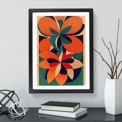 The Abstract Flowers No.1 - Single Picture Frame Print
