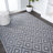 Portmany Neutral Diamond Trellis Dark Gray Indoor/Outdoor Rug-1138746080