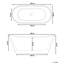 Arick 1800mm x Soaking Acrylic Bathtub-1131690366