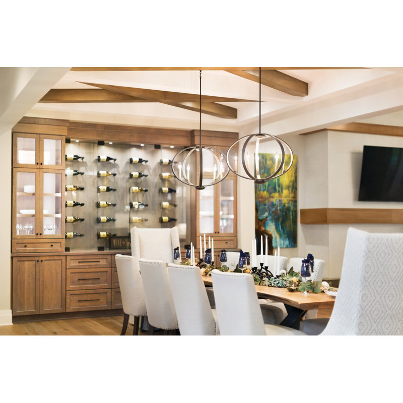 Elata 5 - Light Sphere Pendant, Old Bronze
