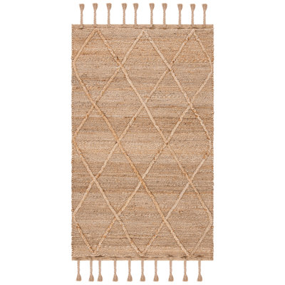 Tapis en jute tissé à la main en fibre naturelle Digio
