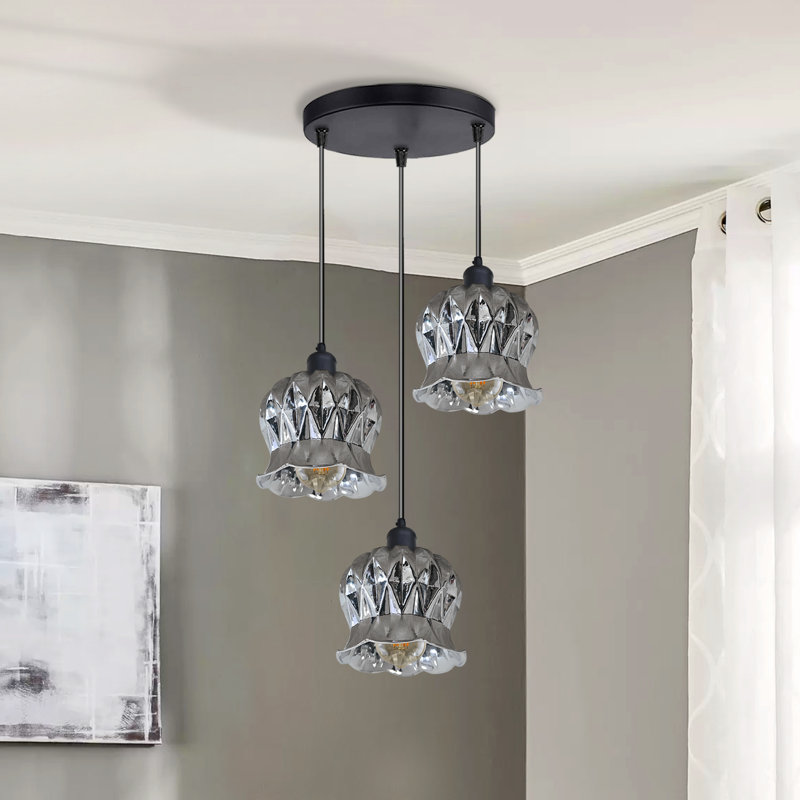 Thiells 1 - Light Polished Chrome Bell Pendant