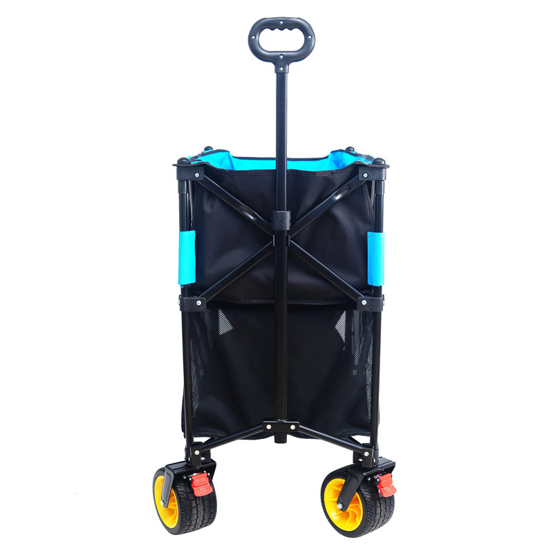 Chariot pliant de grande capacité avec chariot extensible