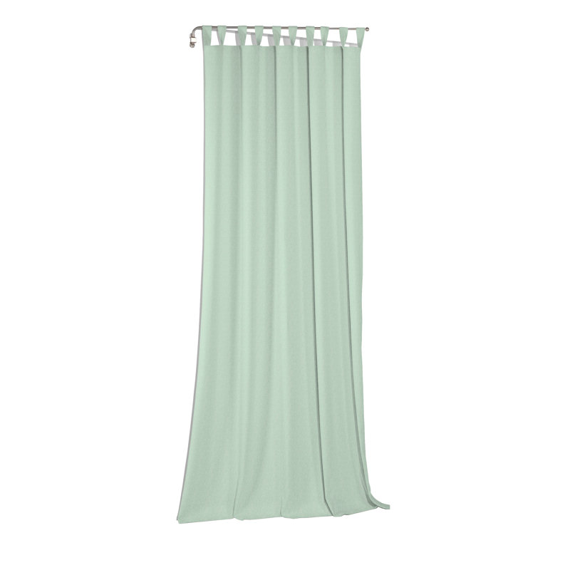 Byron Semi Sheer Curtain Pair, 145cm Width x 145cm Drop, Mint