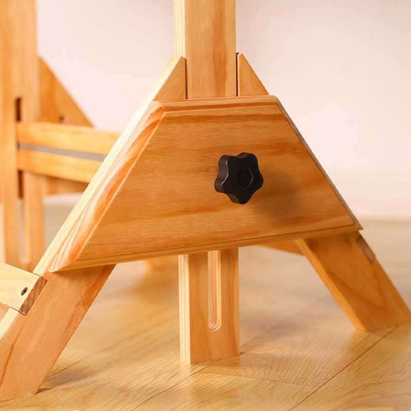 Minimalist Natural Wood Multi-functional Adjustable Easel