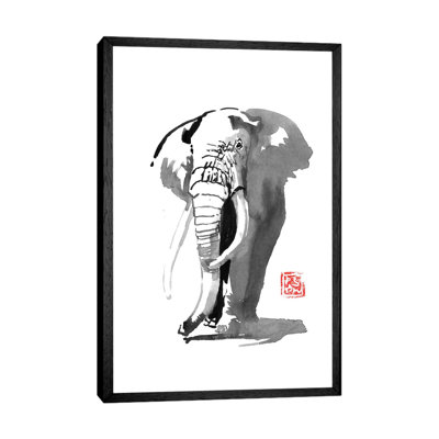 Elephant by Péchane - Print on Canvas