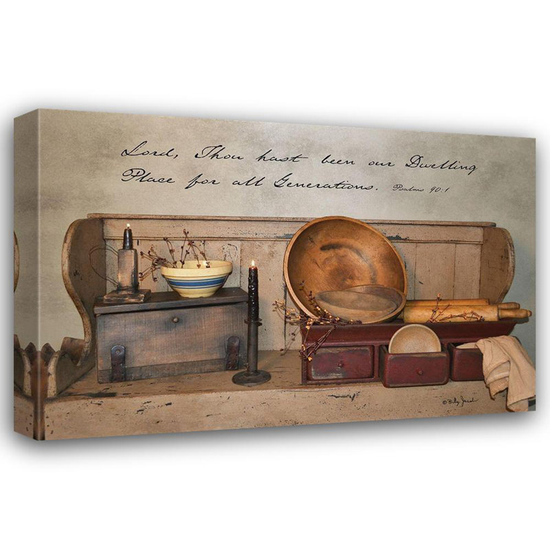 «August Grove® Jacobs», art sur toile tendue par Billy Gallery: Our Dwelling Place BJ1017, H 13 po x l 18 po