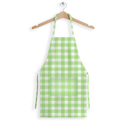 Plaid Bib Apron