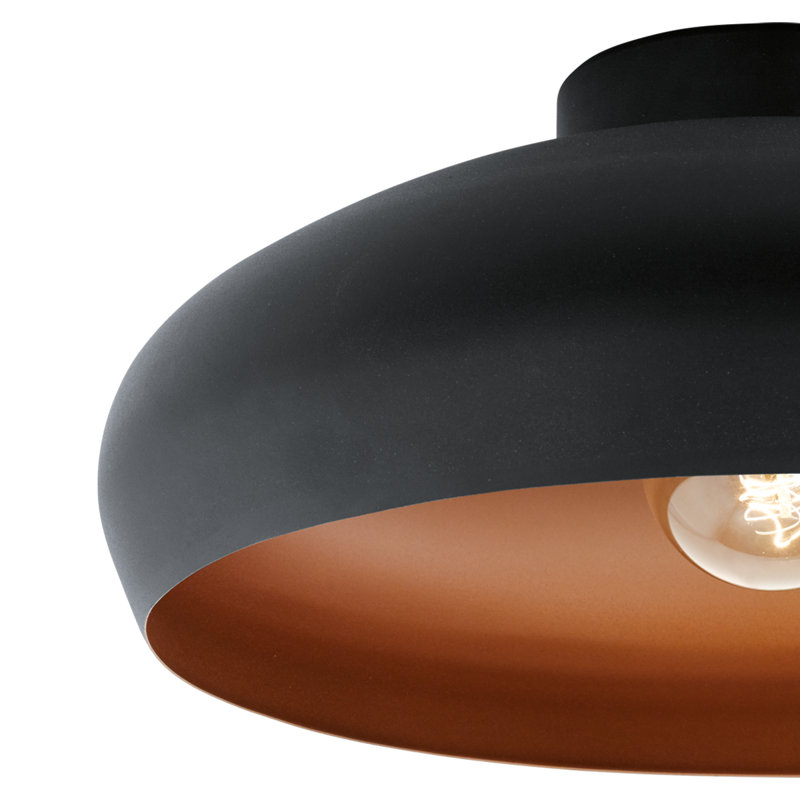 Bouziane Flush Mount, Black