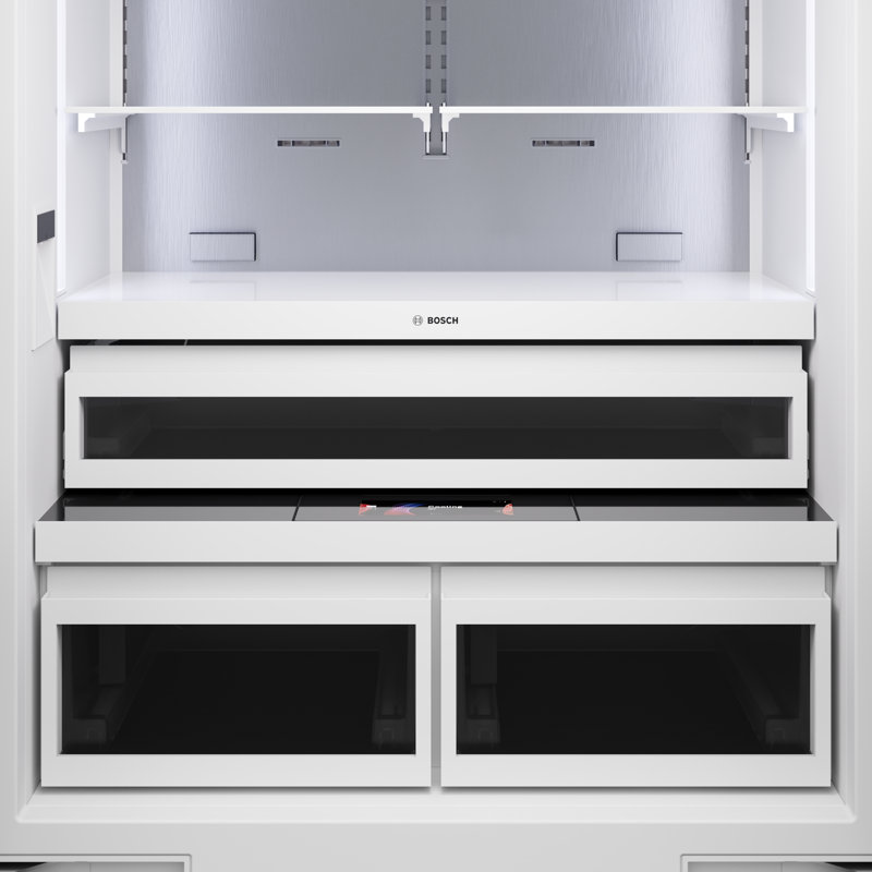 36" French Door Built-in Custom Panel Refrigerator