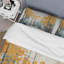 Ensemble de housse de couette en microfibre / polyester Bold Yellow and Gray Forest Bedding-2006400303